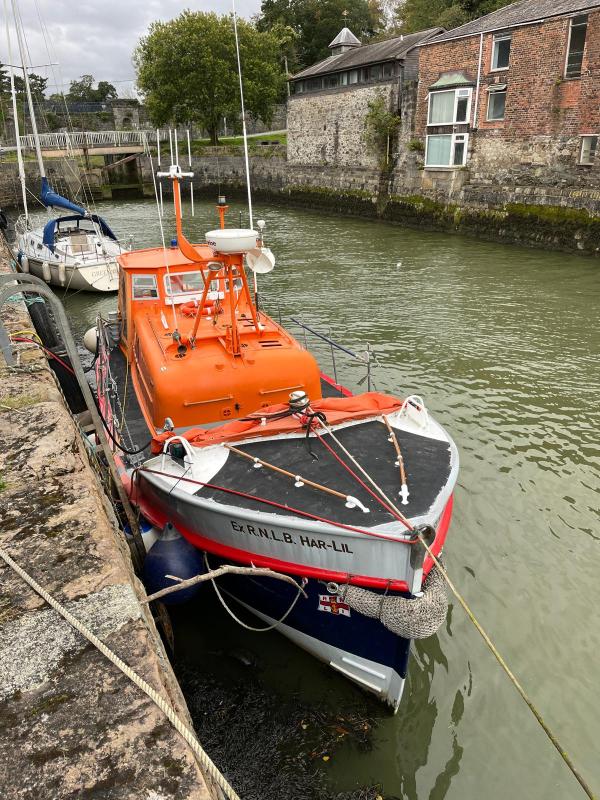Har- Lil moored in Port Penryn
