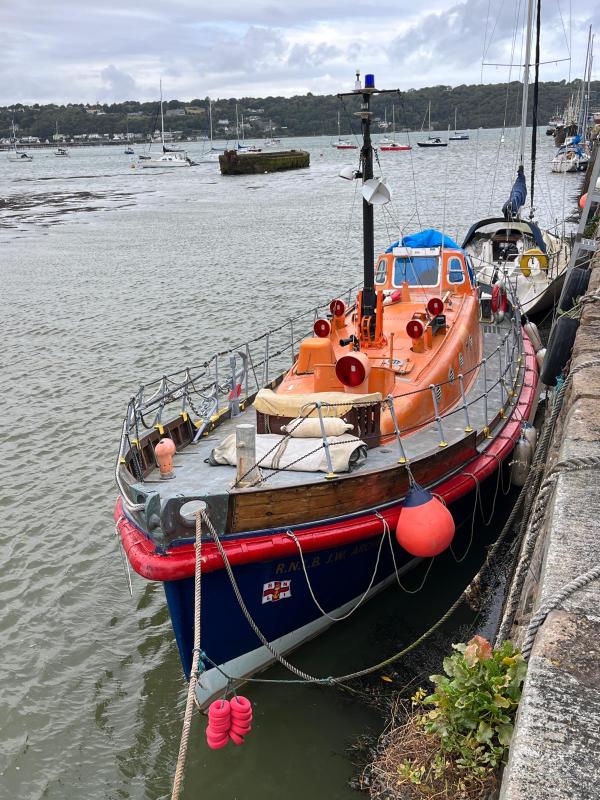 J W Archer moored in Porth Penryn