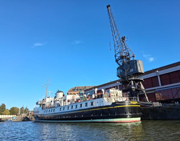 Balmoral moored outside M Shed, Oct 25