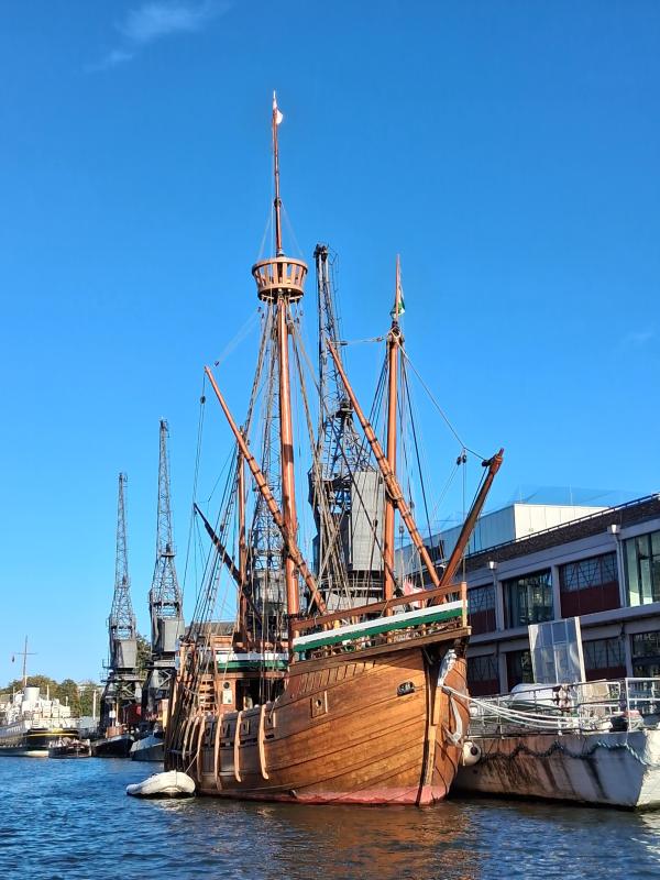 The Matthew moored in Bristol, Oct 25