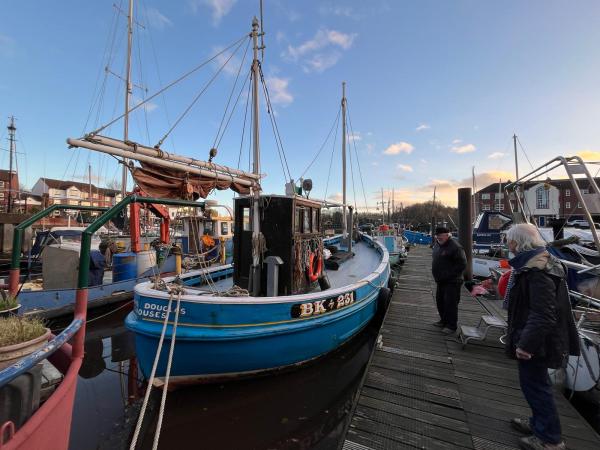 PLanned worked on all three of the vessel owned by the Trust, however, all tree are in need of some work and repairs.  One vessel up for sale.  Only went on Rachel Douglas, but visually in good condition just in need of some tlc.  Not sure the small group of volunteers can manage all the work they need to do to mainitain the vessels nad funds seem to be a big issue,  Located a bit out of the way. Rachel Douglas was used over the summer, but not sure about the pother two vessesl, althought they have been pai