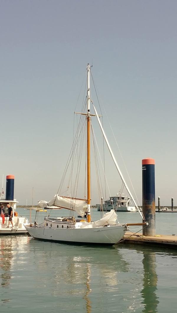 Freya moored