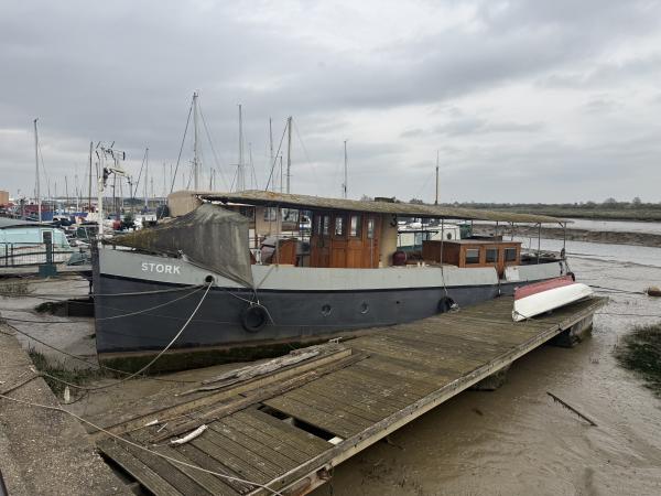 Stork moored in Maldon