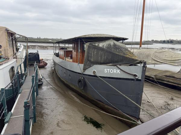 Stork moored in Maldon