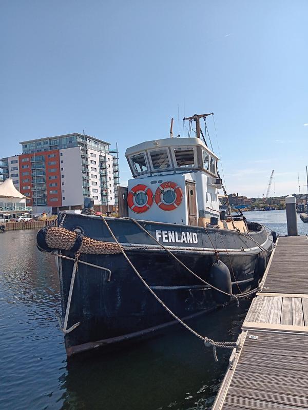 Moored in Ipswich Marina
