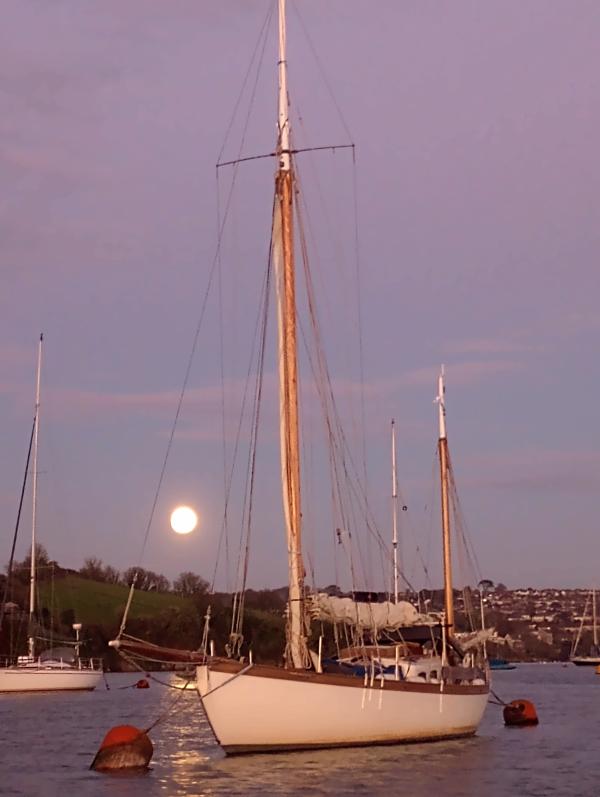 Dawn moored