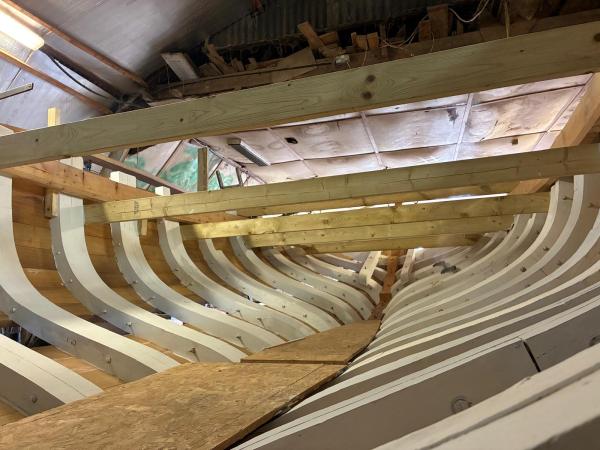 Shamrock under restoration