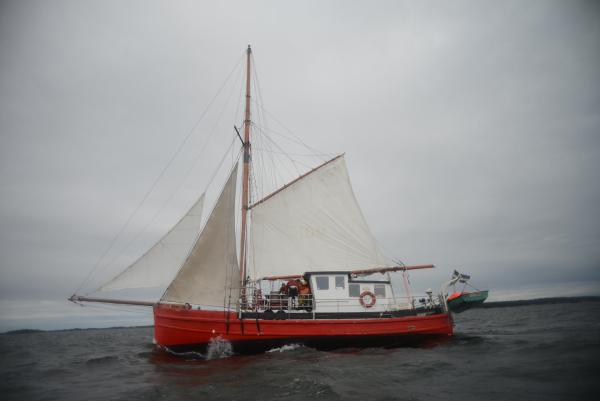 S/V Kess sailing near Stockholm