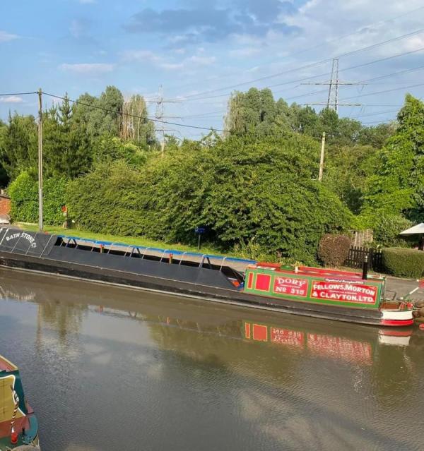 Dory on the canal
