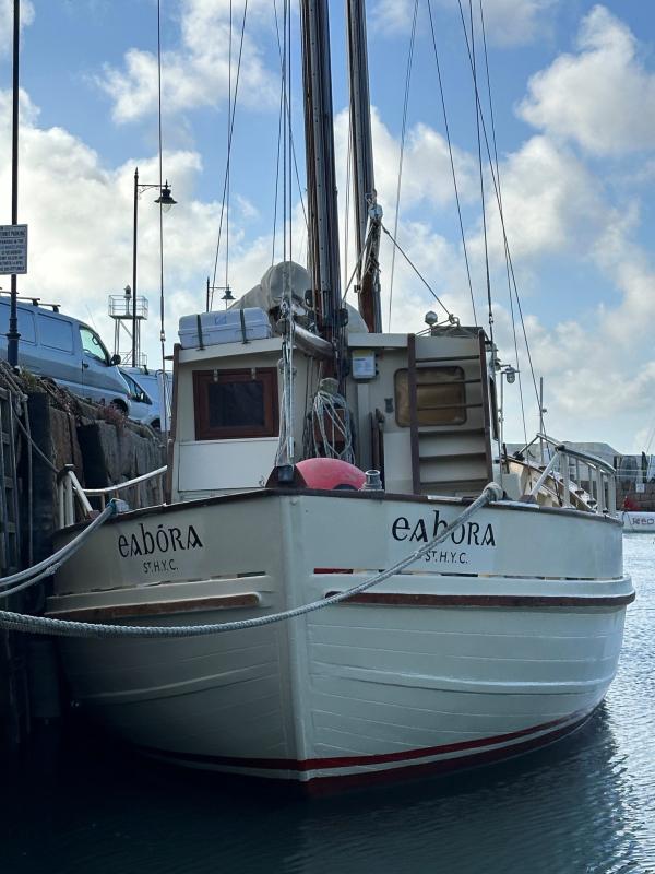 Eabora moored in Jersey