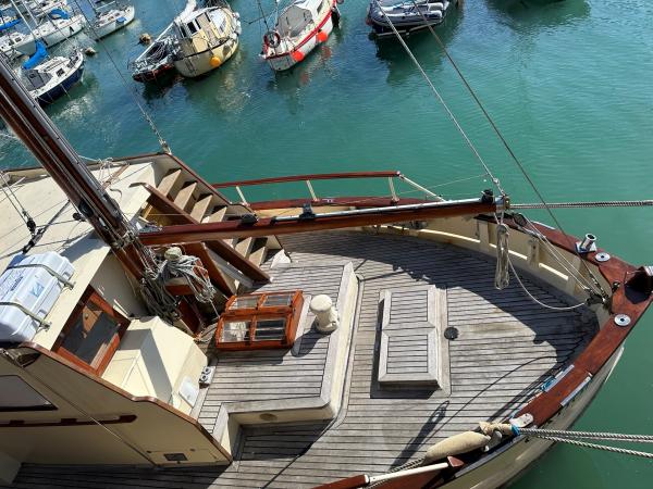 Eabora moored in Jersey