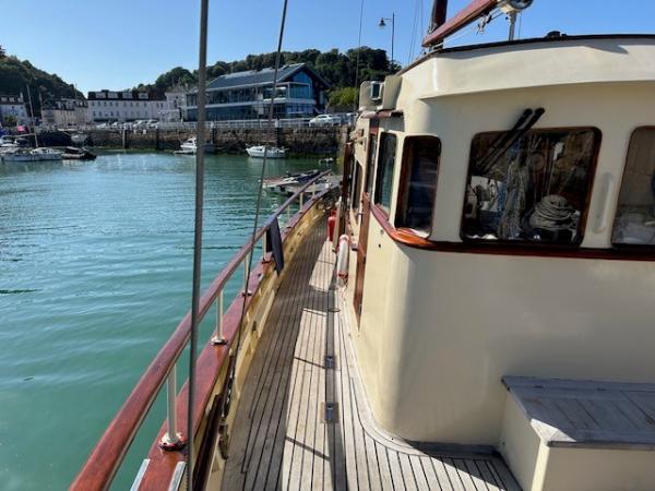 Eabora moored in Jersey