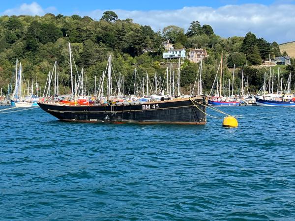 Moored on the River Dart 
