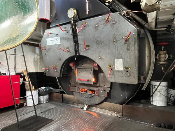 Inside the engine room