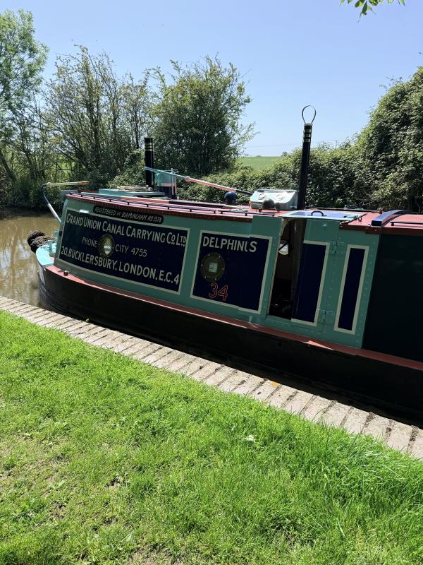 Delphinus moored