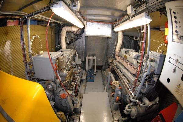 Kitikae's engine room