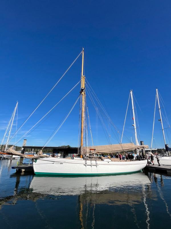 Tally Ho moored 