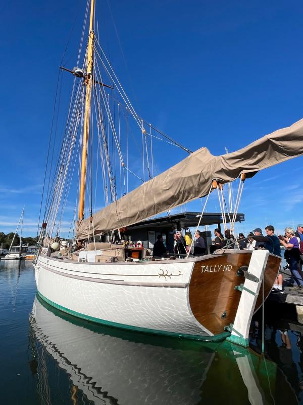Tally Ho moored 