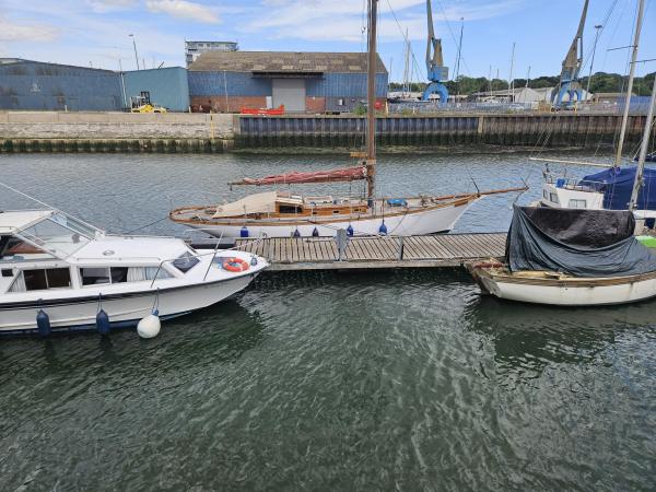 Hypatia at Shotley Marina