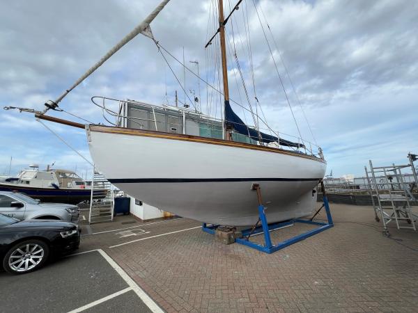 Grey Seal dry docked