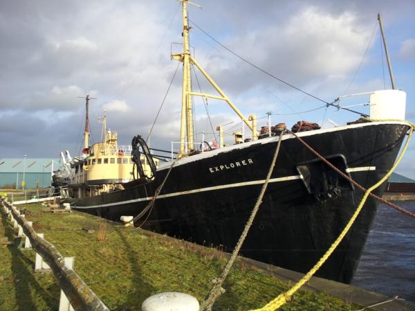 SS Explorer - Starboard bow
