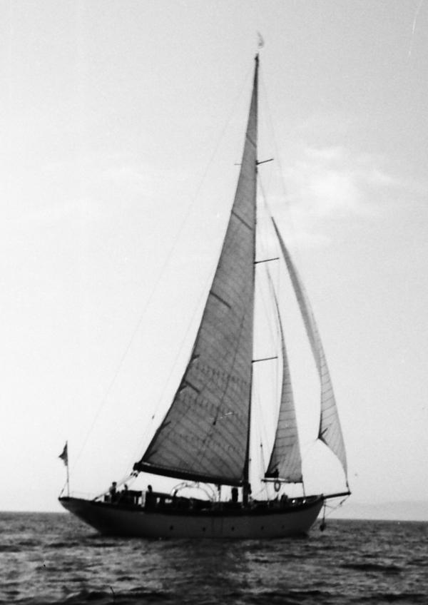 Blue Trout - taken in 1947, Camper & Nicholson's yard, Southampton