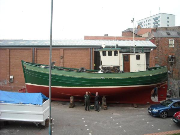 Challenge after she was dry docked