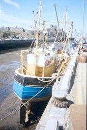 ROS CAIT - at Peel quayside, stern looking forward. Ref: 98/6/4/18