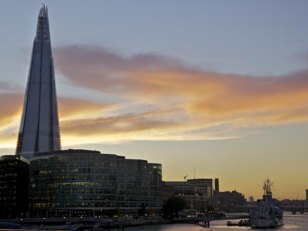 HMS Belfast and Shard
