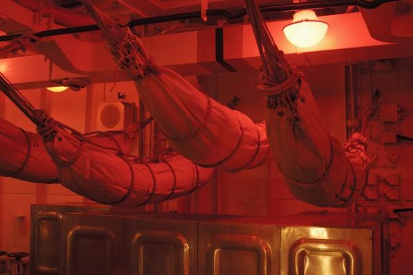 The sleeping quarters