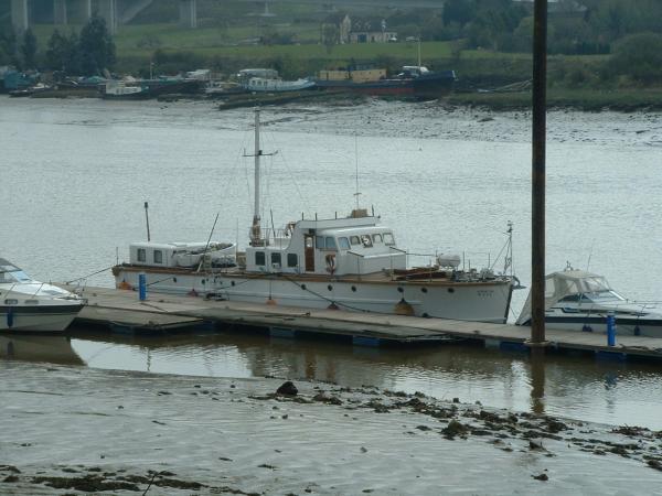 Amiens alongside - starboard side