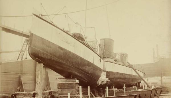 Turbinia - port bow