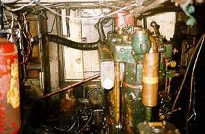 CHRISTINA 2 - engine room.