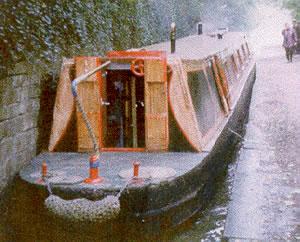 DOVE - stern from starboard quarter looking forward.