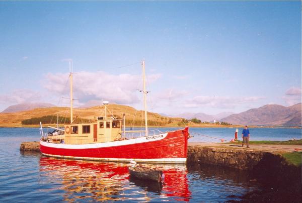 Barcadale alongside - starboard side
