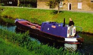 LACERTA - underway. Stern from port quarter looking forward.