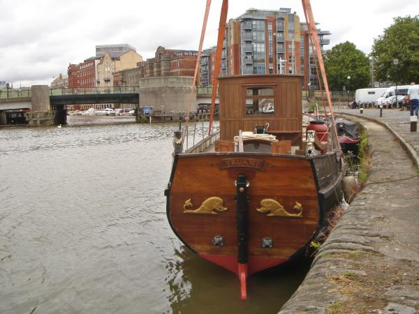 Truant afloat - stern view, 2005, 2005