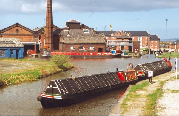 RUDD - at Cheddleton Flint Mill in 1980s. Port side.