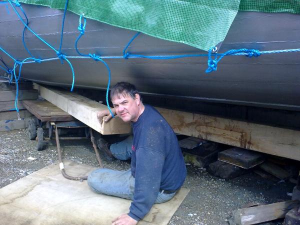 Caronia - working on the vessel