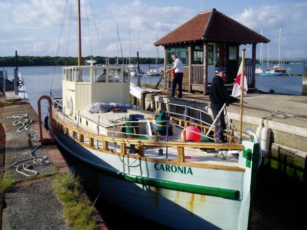 Caronia in dock