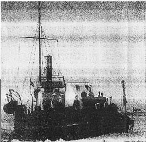 Demon( HMS Handy) at sea