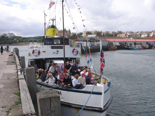 Coronia moored