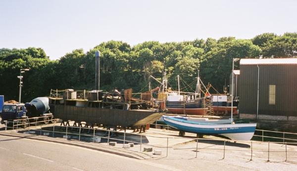 Bertha out of the water