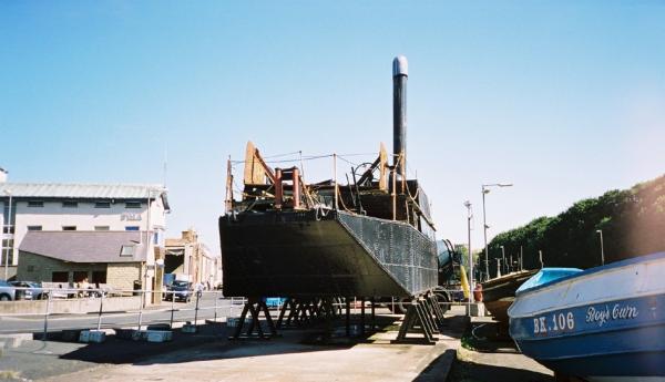 Bertha - out of the water