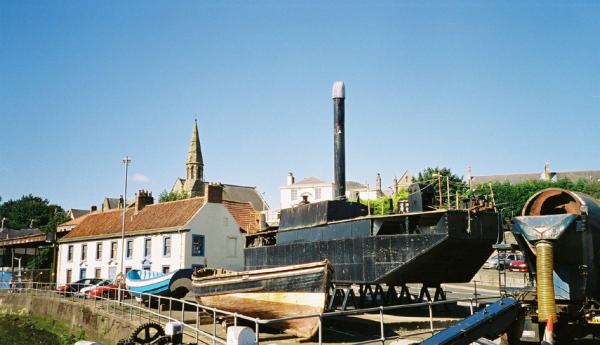 Bertha - out of the water