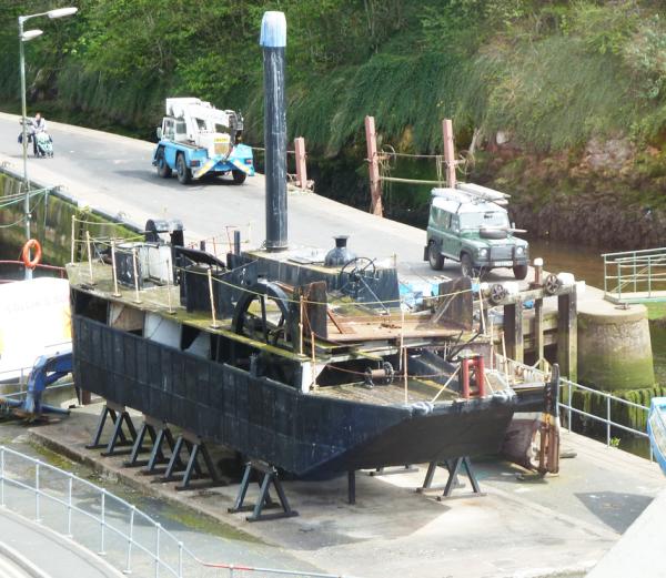 Bertha ashore
