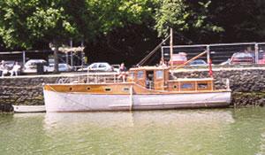 RUDA - moored alongside. Port side.