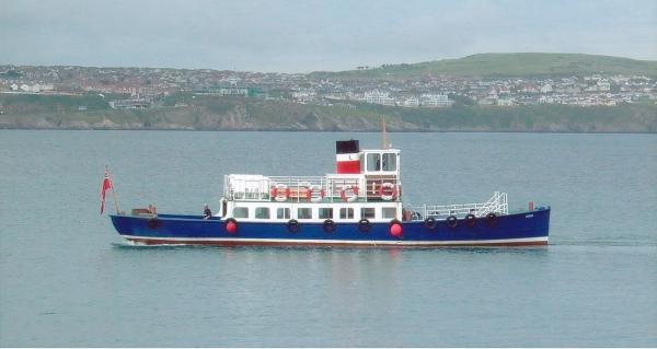 Karina under way - starboard side