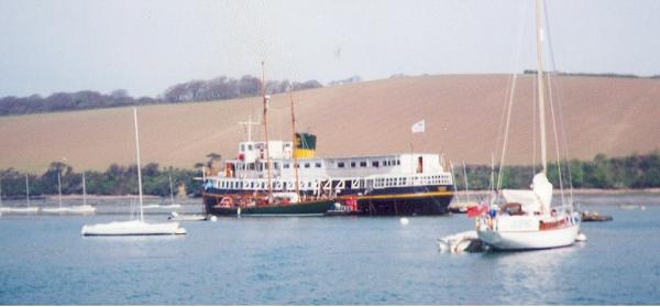 Egremont in Salcombe harbour - port side