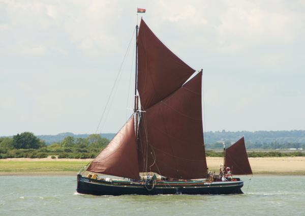 Centaur - port side view, underway, Essex.